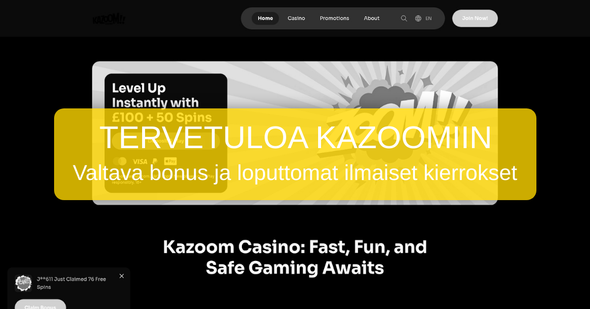 Kazoom Casino Suomi
